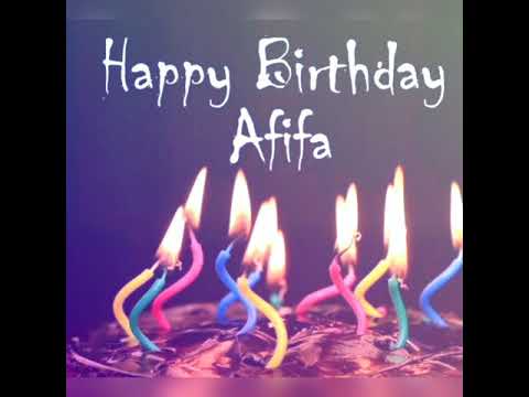 Birthday wish afifa🙂