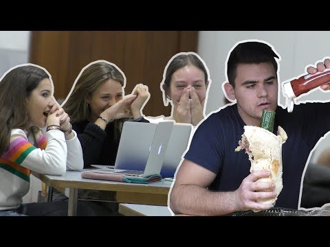 🍔 WEIRD FOOD IN THE LIBRARY 🤤 [Hidden Camera]