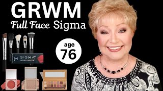 GRWM Full Face Sigma PR products #sigma #grwm #maturebeauty #beautyover60