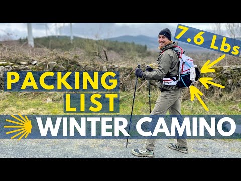 Men’s Ultralight Camino de Invierno Packing List (Winter) | Camino de Santiago Guide