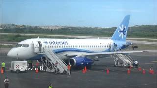 preview picture of video 'Sukhoi Superjet 100 Interjet Landing | TakeOff Campeche Airport'