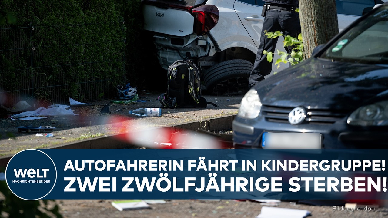 DINSLAKEN: Autofahrerin fährt in Kindergruppe! Zwei Zwölfjährige sterben!