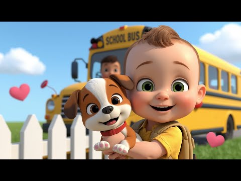 Wheels on the Bus Bingo Dog 🚌🐶 | Fun Bus Song for Kids & Toddlers