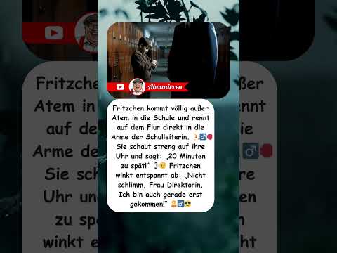 Zu spät in der Schule? 😂⌚️ RentnerRebellion #shorts #witze