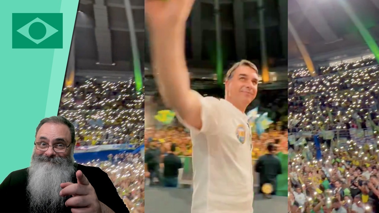 FLÁVIO INAUGURA campanha no RIO ao lado de DOUGLAS RUAS e SENADORES: EVENTO de LULA FLOPA