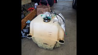 How to extract 50% full gas tank from Yamaha Waverunner 650 III