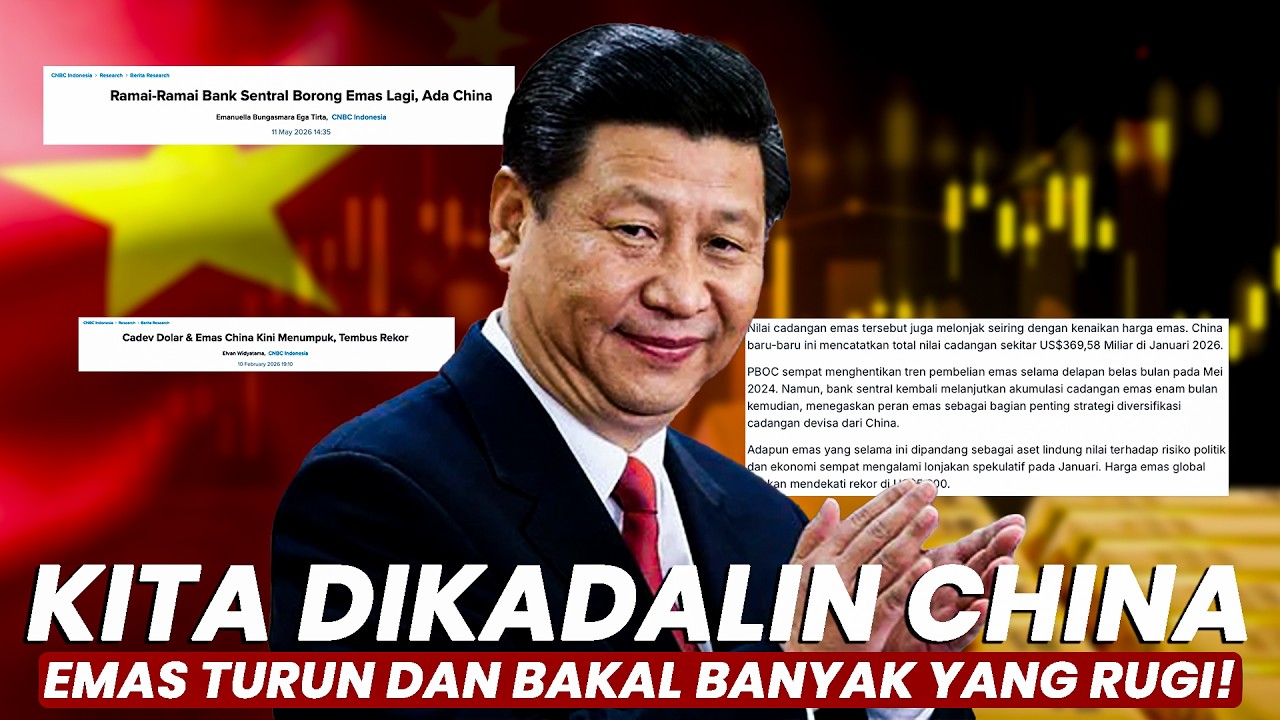 DOLAR 17.600! ⚠️ Emas BUKAN Uang, Lalu Kenapa China Timbun Gila-Gilaan? (Dibongkar)