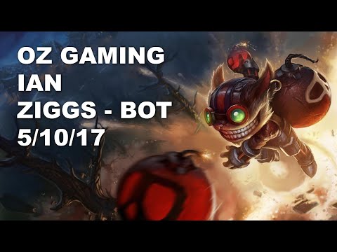 OZ Gaming Ian Bot Ziggs vs Miss Fortune - KR Challenger Rank Game