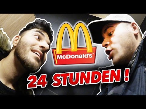 24 STUNDEN IM MC DONALDS EINSPERREN !!! (Eskalation)