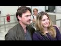 EXCLUSIVE Dougray Scott And Wife Claire Forlani Arriving At Cannes Airport