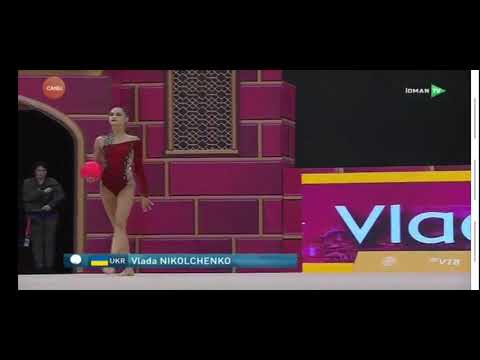 Vlada Nikolchenko Ball final (World Championship 2019)Baku