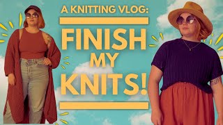 Finishing my Knitting & Crochet  WIPs - Ep.III