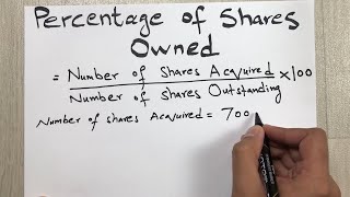 How to Calculate Percentage of Shares Owned