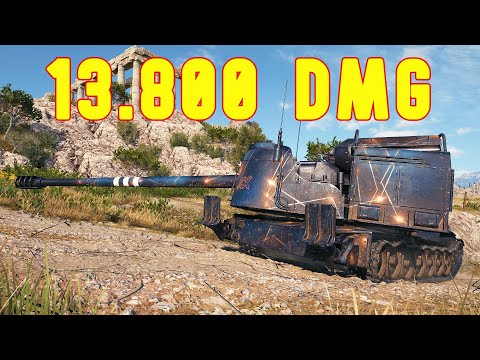 World of Tanks 120 AC «Gendarme» - 13.8K Damage with a 16-Round 400 DPM Clip – Insane!