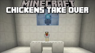 Minecraft WHEN CHICKENS TAKE OVER THE WORLD !! BATTLE THE CHICKEN MOB ADVENTURE MAP !! Minecraft