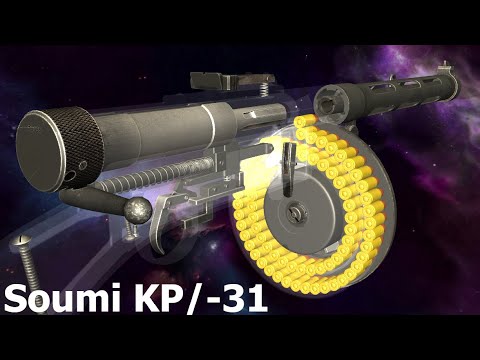 How a Suomi KP/-31 Works | Finnish WW2 Submachine Gun