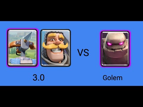 X-Bow 3.0 vs Golem [ 6400 Trophies ]
