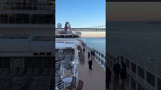 Sailing into Lisbon Under the 25th of April Bridge with Cunard #shorts #cunard #cunardline