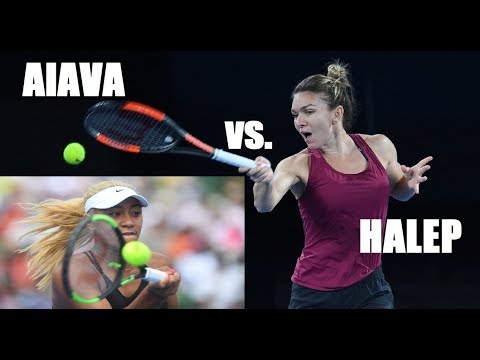SIMONA HALEP (ROU) vs Destanee AIAVA (AUS)  |  R1, 2018 Australian OPEN