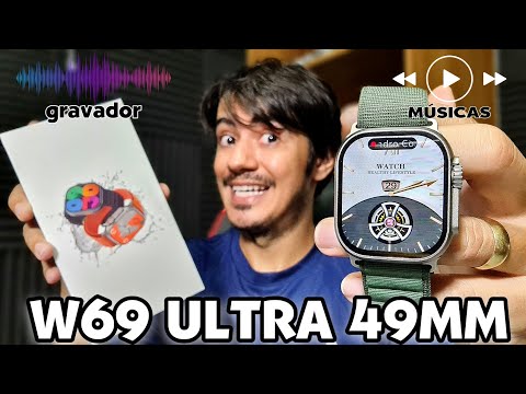 Review Completo do Smartwatch W69 Ultra 49mm | Vale a pena ?