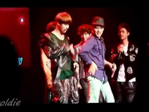 [Exo Deco] 120616 KTR Piano Concert - Sehun's sexy dance feat. Sungmin