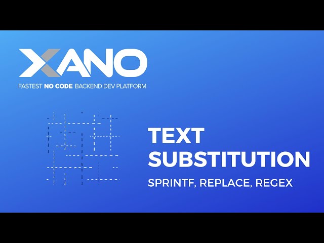 Text Substitution