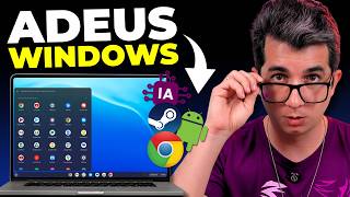 🚀Instale o FydeOS no PC e Tenha Android + Linux + IA + STEAM!