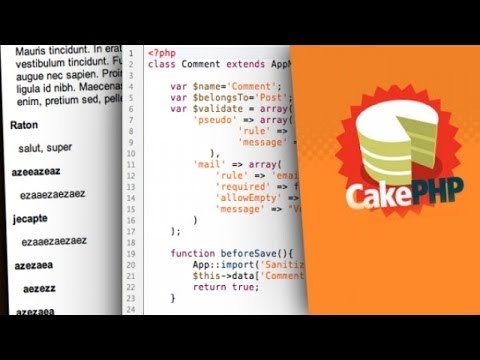Tutoriel CakePHP Création d un blog les commentaires