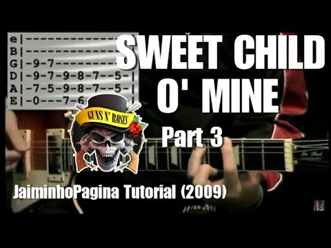 "Sweet Child O' Mine" Guitar Lesson (2009) | Guns 'n' Roses | Part 3