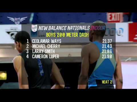Boys 200m Final Section 2 - New Balance Nationals Indoor 2013