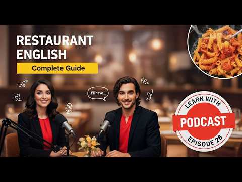 Restaurant English: Complete Guide to Ordering Food Like a Native Speaker | English Podcast | EP 26