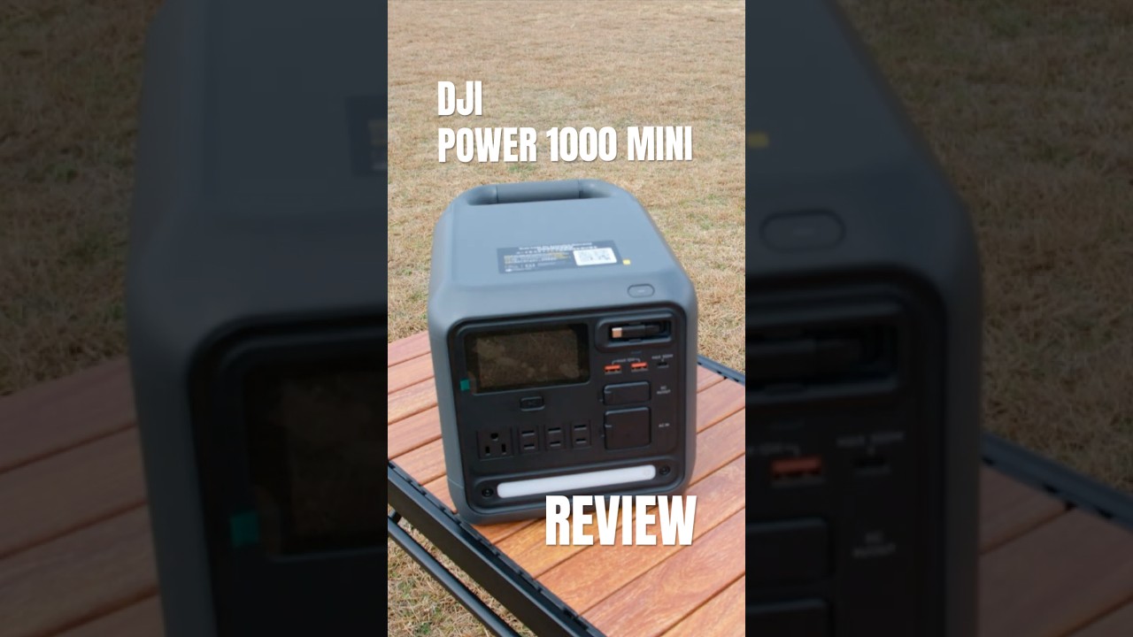 【DJI Power 1000 Mini】キャンプで使う初めてのポタ電、どの容量を買えばいいの？（2000Wh・1000Wh・500Wh）初めてのポータブル電源でおすすめなのは？