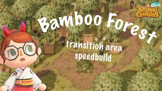 Bamboo Forest Speed Build | Animal Crossing New Horizons