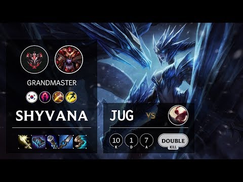 Shyvana Jungle vs Lee Sin - KR Grandmaster Patch 10.3