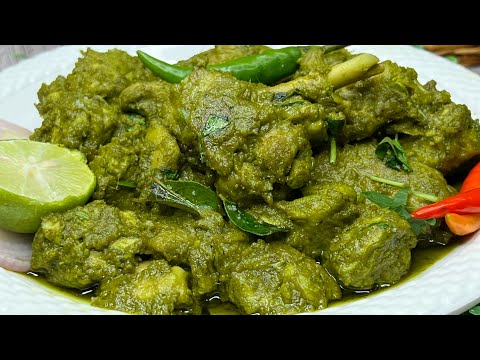 💚 HYDERABADI GREEN CHICKEN FRY 💚