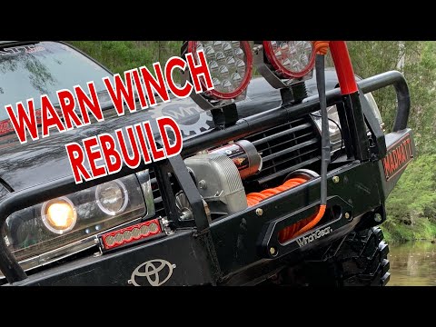 WARN WINCH REBUILD // with upgrades - High Mount 8274 for the MADMATT RACE CAR