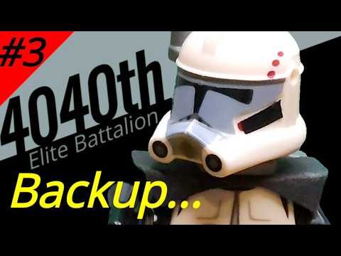 4040th Elite Battalion Episode 3: Backup... (A Lego Star Wars clone trooper stop motion)