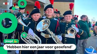 Jop, Tije en Jake zitten bij de beste fanfare-band van de wereld