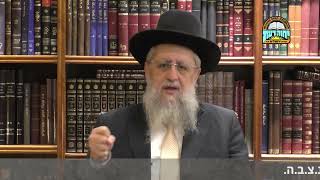 הרב דוד יוסף - פרשת במדבר: "חשיבות התמיכה בלומדי התורה"