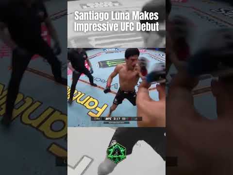 Santiago Luna Gets Impressive UFC Debut Win (Noche UFC) OddSmokerMMA