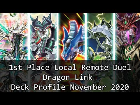 Yu-Gi-Oh! 1st Place Local Remote Duel Dragon Link Deck Profile November 2020