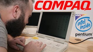 Compaq Armada 7710MT & 7790DT Pentium MMX Laptops - Lets try them out!