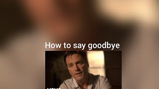 Michael W Smith How to say goodbye Lyrics