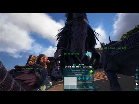 Ark: Survival Evolved-Part 5-modded adventures-Taming pen build and perfect tame Saber