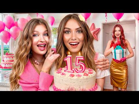 My Dream 15th Birthday Party! I Was Adopted by Rich vs Poor Mom