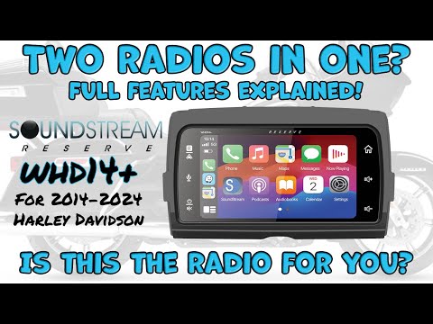 The Feature Packed Soundstream Reserve WHD14+ for 2014-2024 Harley Davidson®! Is this Radio for you?