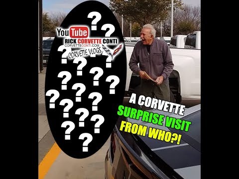 A SURPRISE CORVETTE VISIT FROM WHO?!?!?!? Video