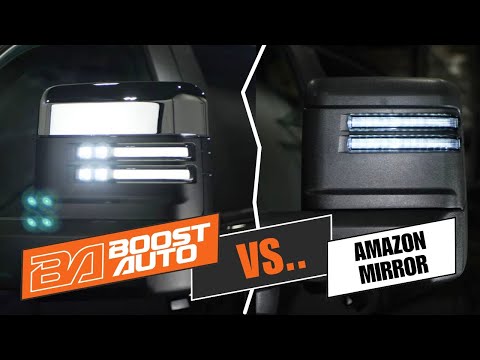 Best 2019+ Style GM Tow Mirrors For Chevy Silverado & GMC Sierra | Boost Auto Parts Vs. Competition
