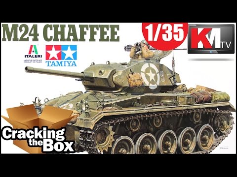 Tamiya 1/35 scale M24 CHAFFEE tank model kit 