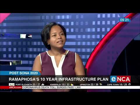 Reaction on Cyril Ramaphosa’s 10 year infrastructure plan